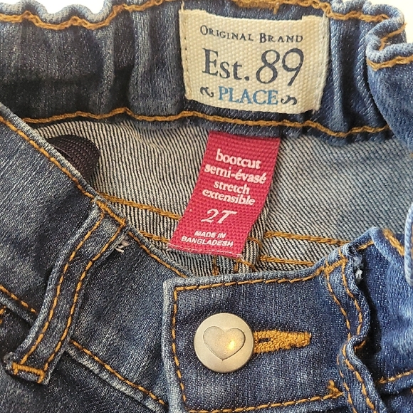 Kids Blue Denim Jeans Set Old Navy And Children's Place 2t And 3t - Picture 8 of 12